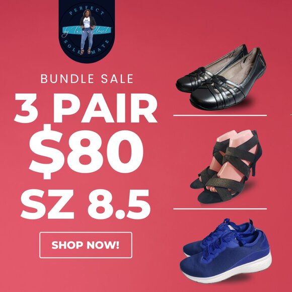3-Pair Bundle – Style & Co, Easy Spirit, Life Stride – Sz 8.5 - $80 - Picture 1 of 10